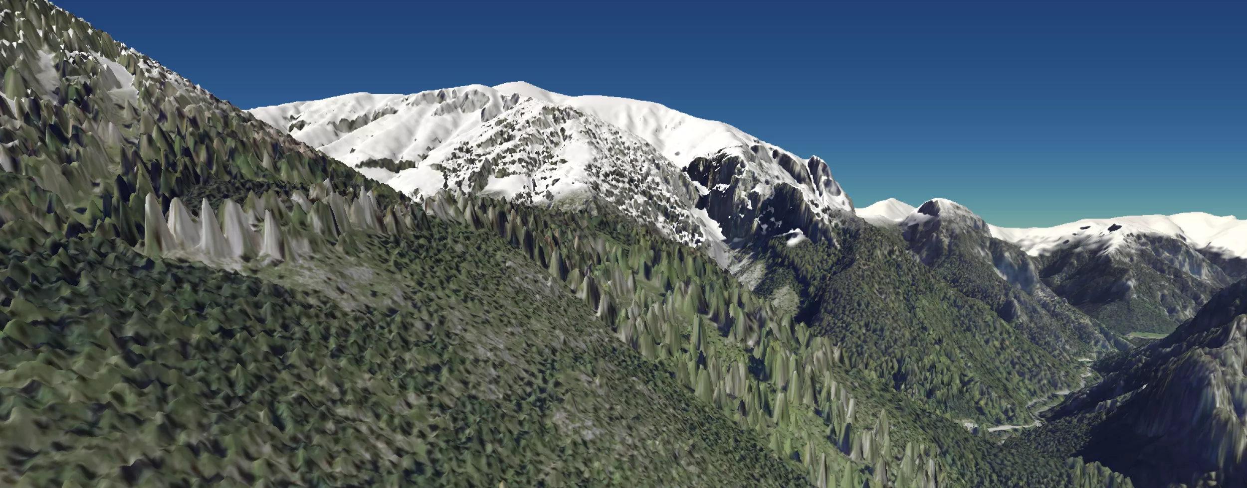 weBIGeo Rendering nahe dem Weichtalhaus