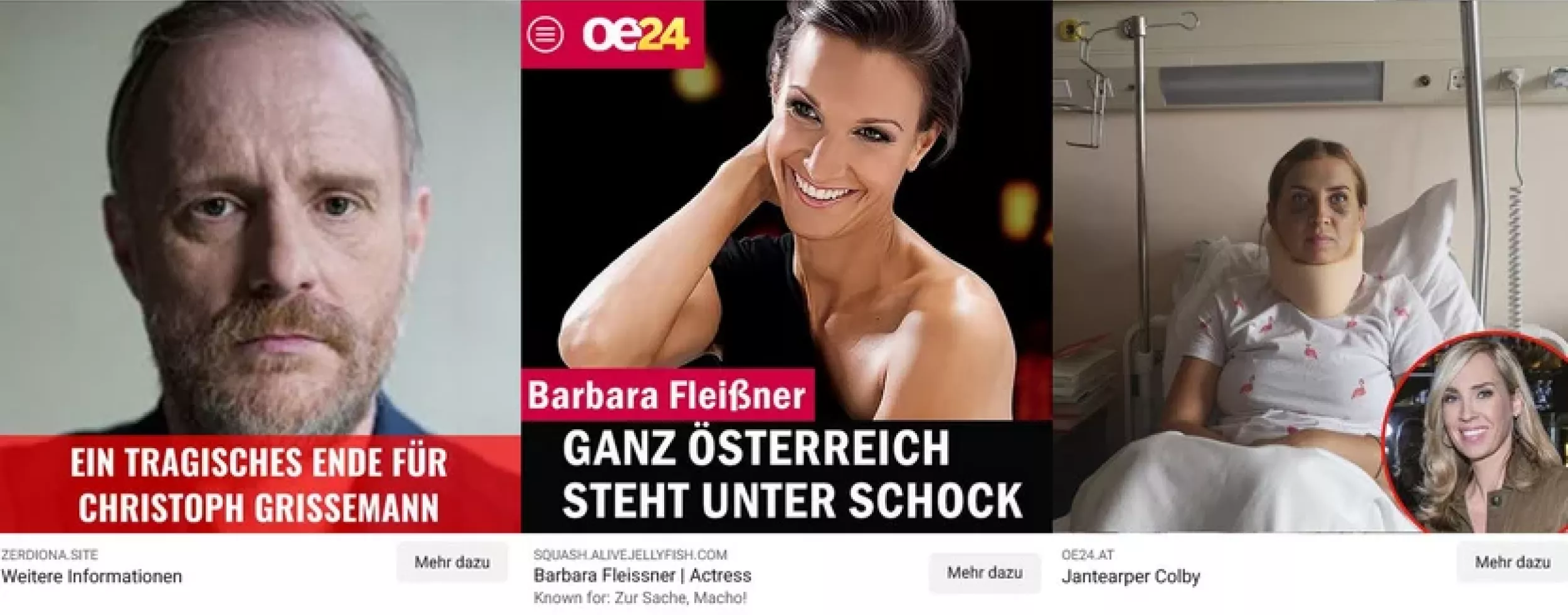 Beispiele betrügerischer Investmentplattformen