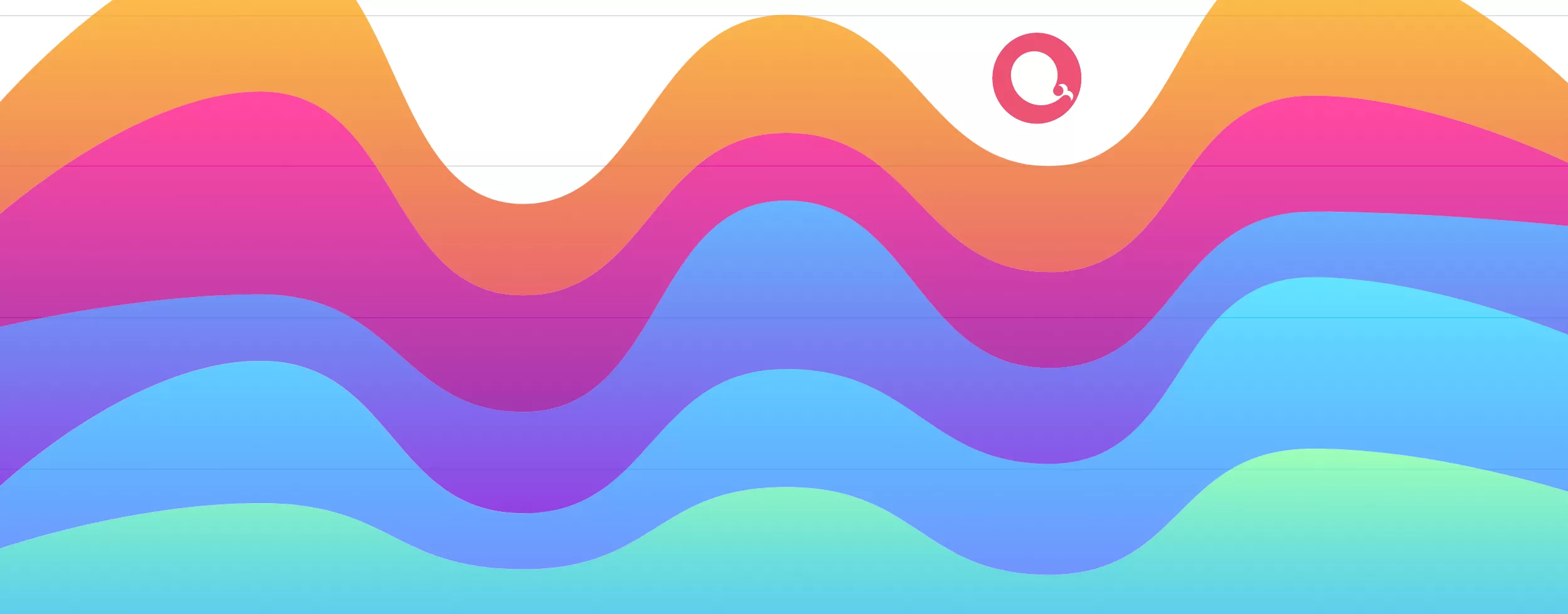 Bunte Beispielgrafik von ECharts