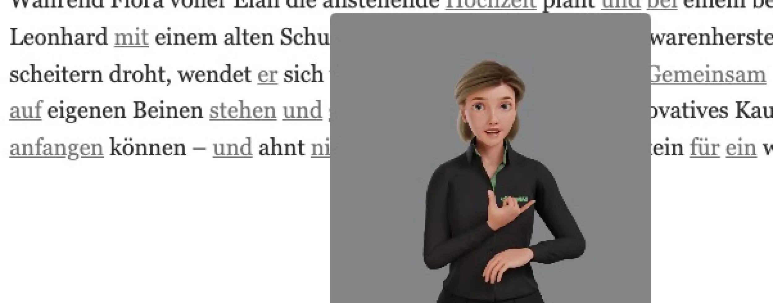 Screenshot vom Prototyp eqREADER 