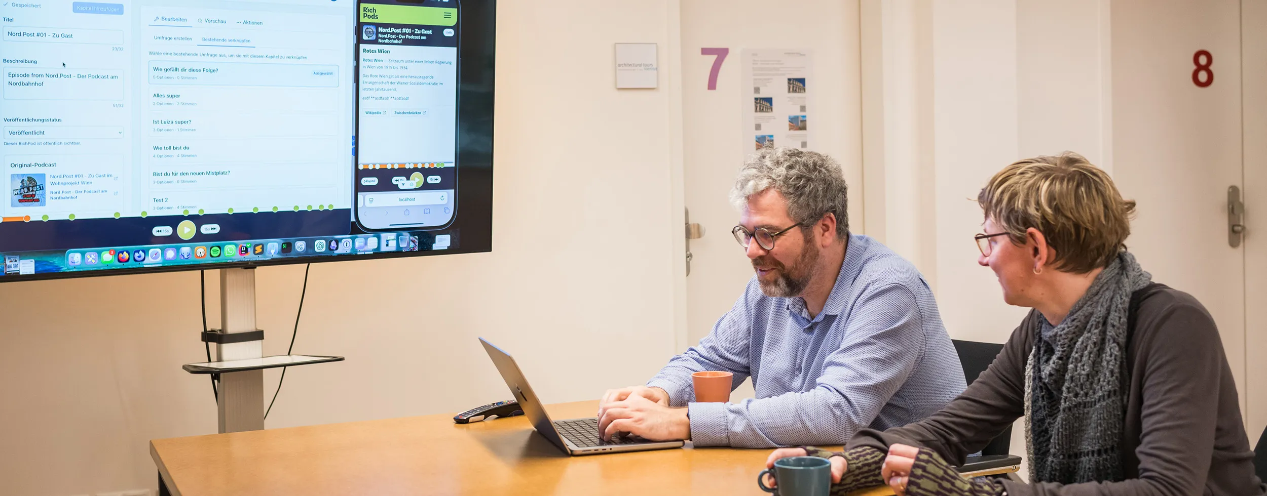 Philipp Naderer-Puiu und Sonja Harter