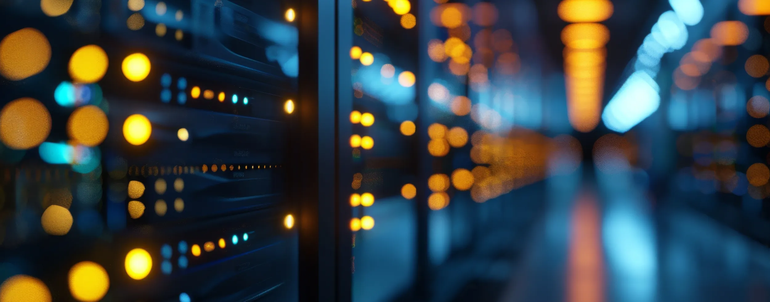 Picture of a data center.