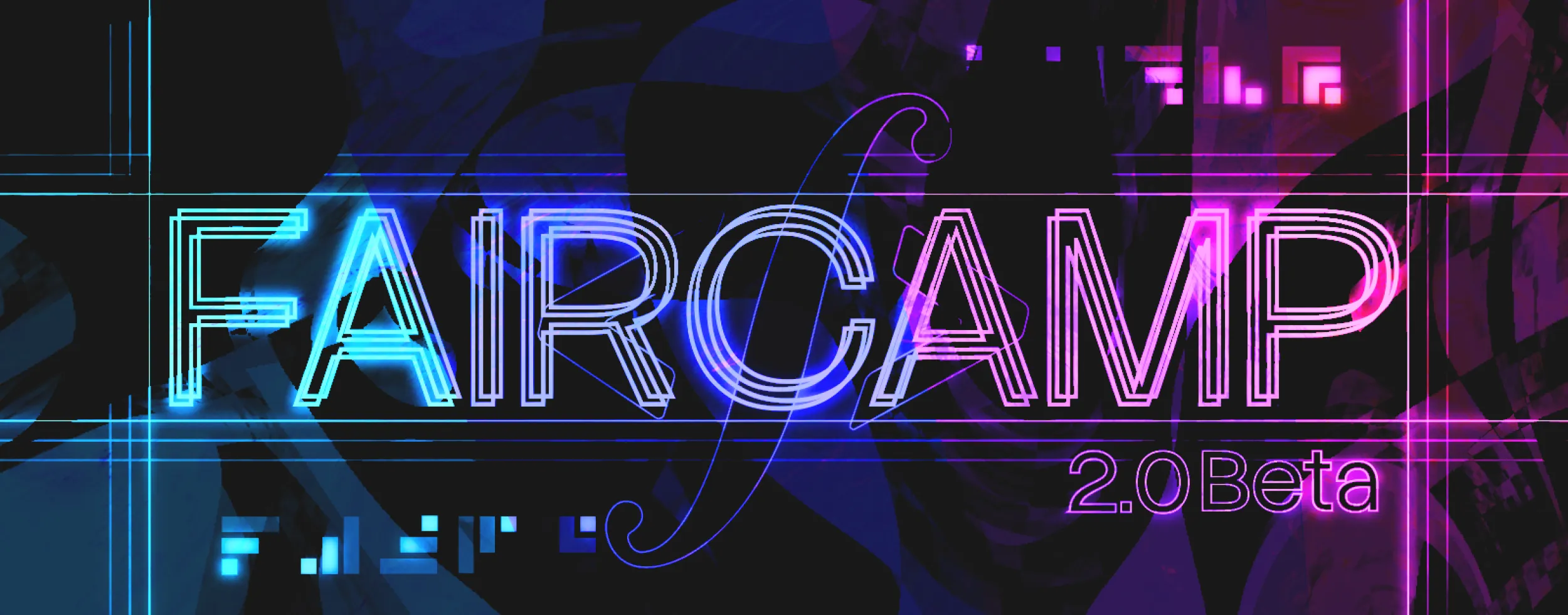 Faircamp 2.0 Beta (in Neonfarben Ästhetik)